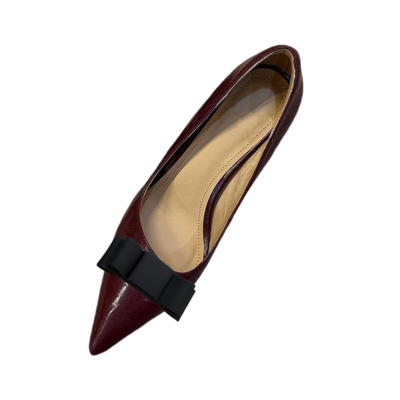 Douqu A Pair Simple Elegant and Retro Style Assorted Color Plain Ribbon Bow Butterfly High Heel Shoe Clips (Black) - Image 5